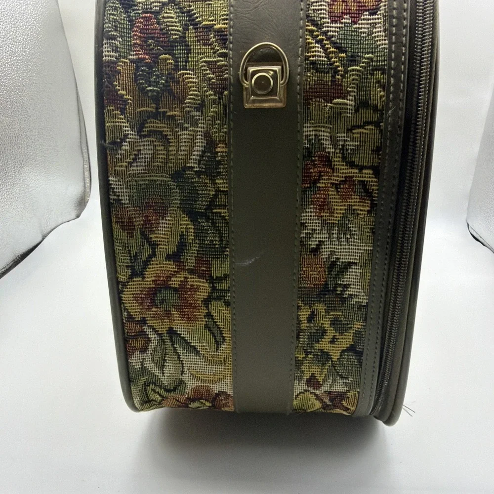 Vintage Firenze Floral Tapestry Garment Bag